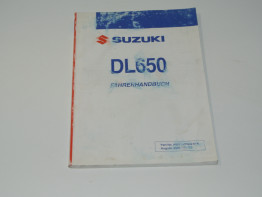 Instructieboekje Suzuki DL 650 V STROM
