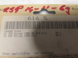 Remblokken voor Yamaha XV 250 Virago