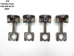 Zuiger kit compleet Yamaha FZ6