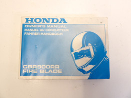 Instructieboekje Honda CBR Fireblade