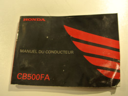 Instructieboekje Honda CB 500 F