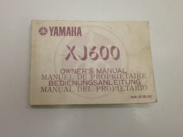 Instructieboekje Yamaha XJ 600 Diversion