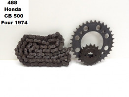 Chain and sprocket kit Honda CB 500