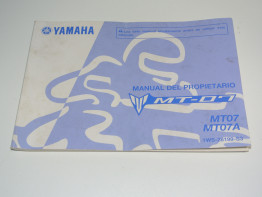 Instructieboekje Yamaha MT 07