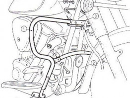 Valbeugel Yamaha XV 1600