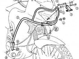 Engine Guard Honda TRANSALP