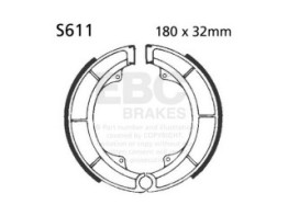 Remblokken achter Suzuki GS 550