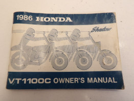 Fahrerhandbuch Honda VT 1100