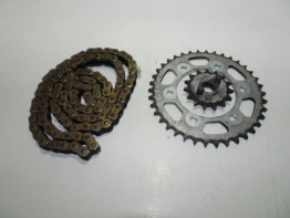 Ketting en tandwielset Ducati Monster S4