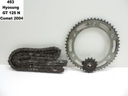 Chain and sprocket kit Hyosung GT 125 N