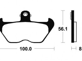 Remblokken voor BMW R 1150 GS