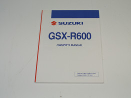 Manuel Suzuki GSX R 600