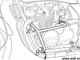 Valbeugel Kawasaki ZEPHYR 750