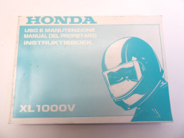 Instructieboekje Honda XL 1000 V Varadero
