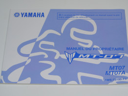 Manuel Yamaha MT 07