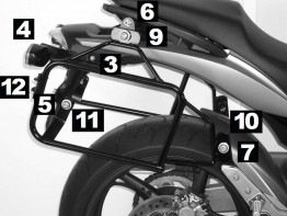 Suitcase bracket set Honda CB 600 F