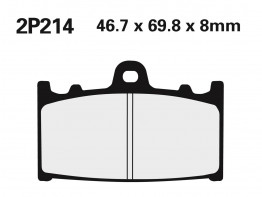 Remblokken achter Kawasaki ZZR 600