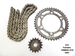 Ketting en tandwielset Yamaha TDM