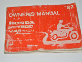 Instructieboekje Honda VF 700 750 C Magna