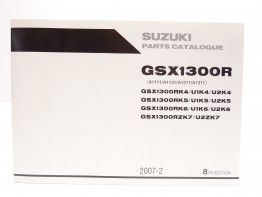 Parts book Suzuki GSX R 1300 Hayabusa