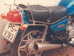 Suitcase bracket set Honda CX 500