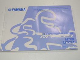 Fahrerhandbuch Yamaha MT 09