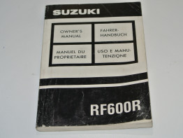 Instructieboekje Suzuki RF 600