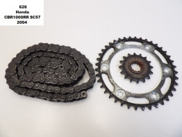 Ketting en tandwielset Honda CBR Fireblade