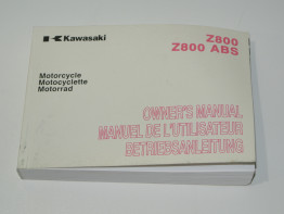 Instructieboekje Kawasaki Z 800