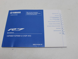 Instructieboekje Yamaha YZF R7