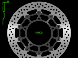 Remschijf voor Suzuki GSR 750