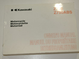 Instructieboekje Kawasaki Z 750
