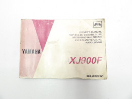 Instructieboekje Yamaha XJ 900 F