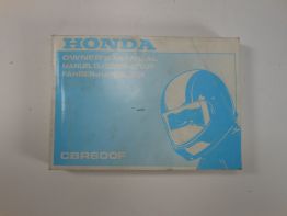 Instructieboekje Honda CBR 600 F