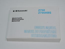 Instructieboekje Kawasaki Z 750