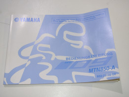 Instructieboekje Yamaha MT 09