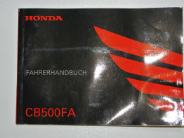 Instructieboekje Honda CB 500 X