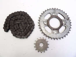 Ketting en tandwielset Yamaha RD 250