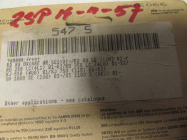 Remblokken voor Yamaha RD 350 LC