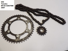 Ketting en tandwielset Yamaha MT 03