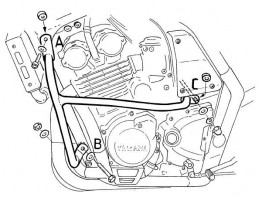 Engine Guard Yamaha FAZER 600
