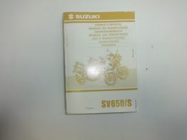 Instructieboekje Suzuki SV 650