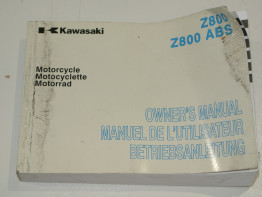 Instructieboekje Kawasaki Z 800