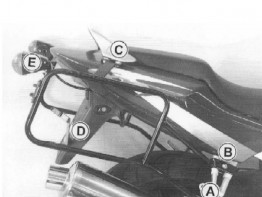 Koffer halter set Honda CBR 600 F