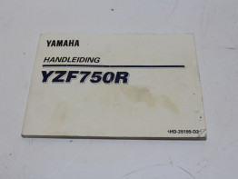 Instructieboekje Yamaha YZF 750