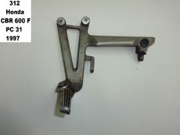 Duo voetsteun links Honda CBR 600 F