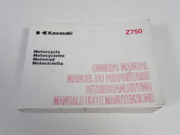Fahrerhandbuch Kawasaki Z 750
