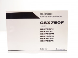 Parts book Suzuki GSX F 750