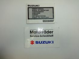 Instructieboekje Suzuki GSX F 600