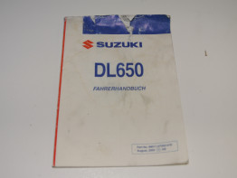 Instructieboekje Suzuki DL 650 V STROM